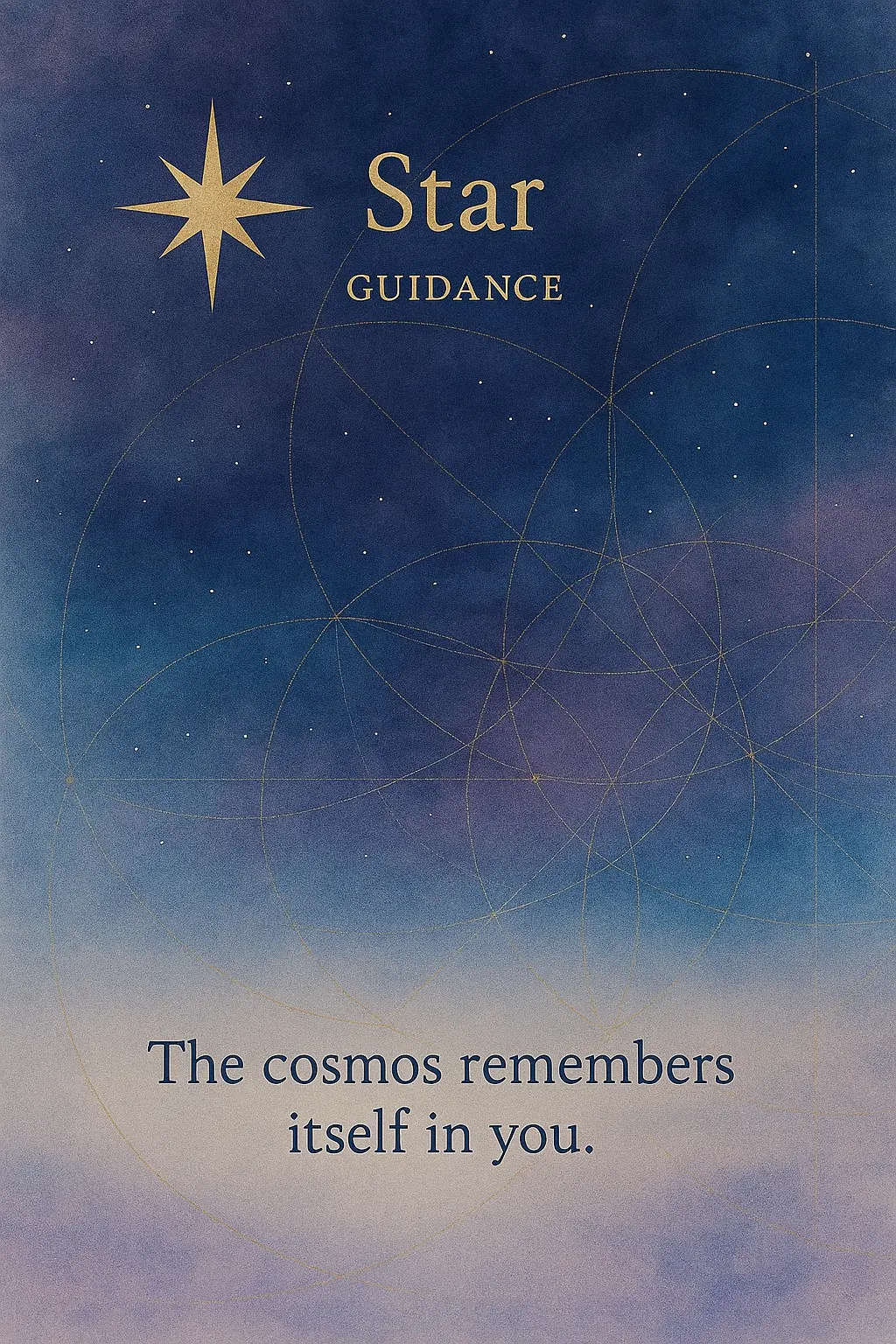 Star card — Emberlight Oracle digital cards by Owl Reiki